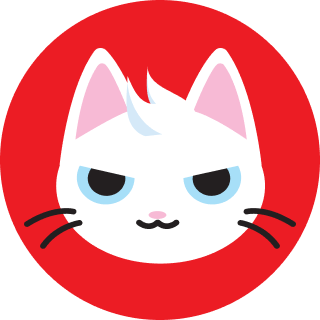 cat in a dogs world (MEW) logo, cat in a dogs world (MEW) symbol